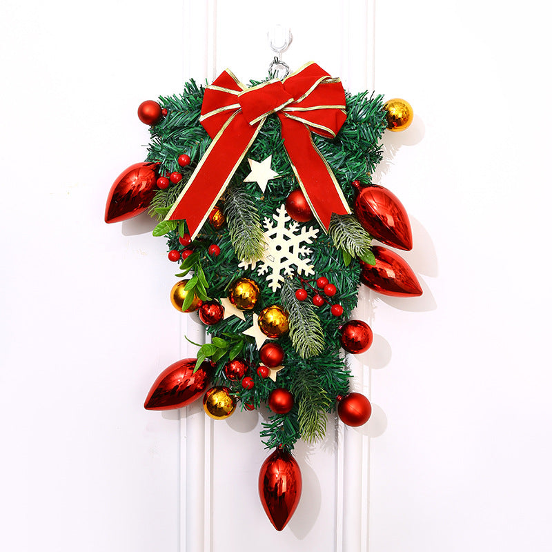 Festliche Weihnachtskranz Dekoration Brehn