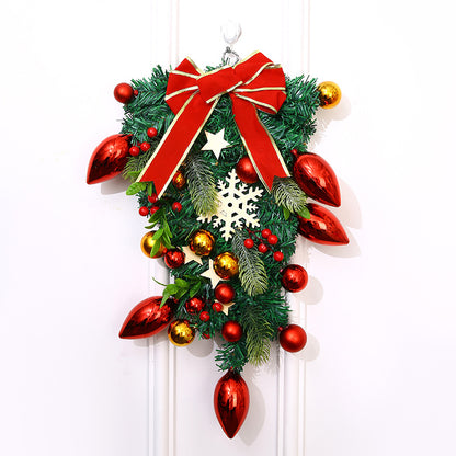 Festliche Weihnachtskranz Dekoration Brehn