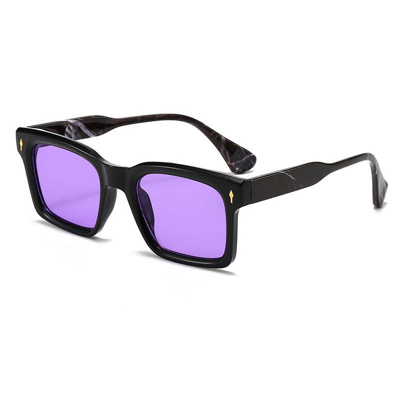 Damen Rechteckige Sonnenbrille im eleganten Schildpatt-Design Brehn