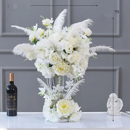 Elegante dekorative florale Tischdekoration