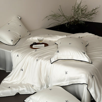 Seidensatin Bettwäsche Ensemble