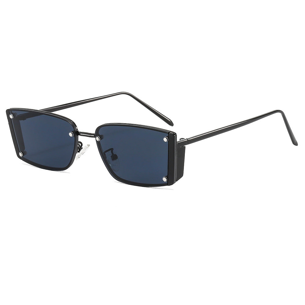 Damen Modische Sonnenbrille mit extravagantem geometrischen Rahmen Brehn