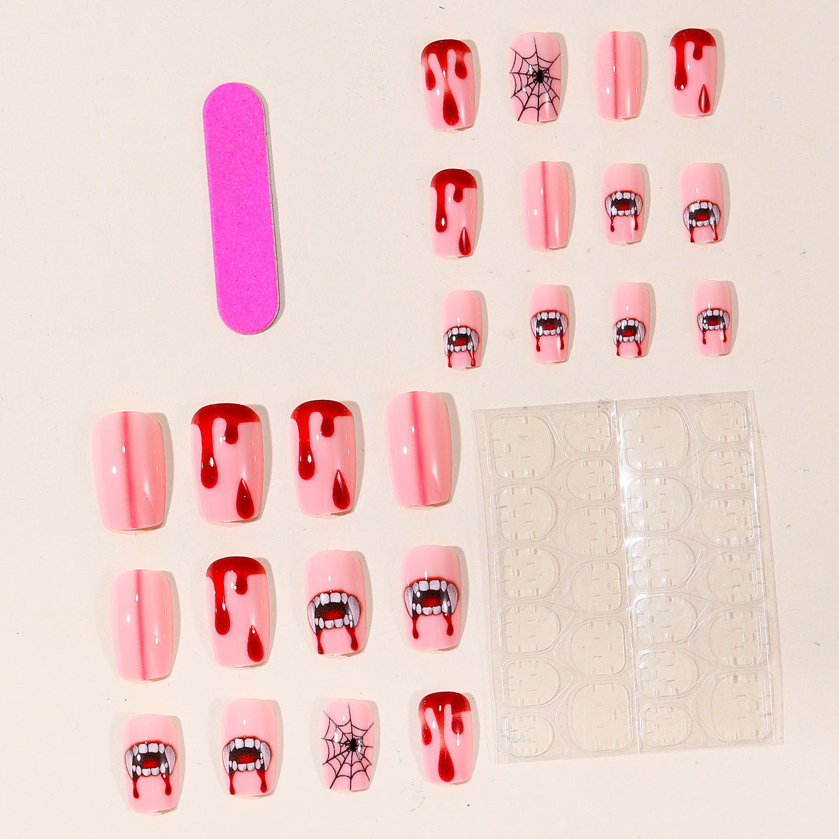 Kreatives Halloween-Themen-Nagelkunst-Set Brehn