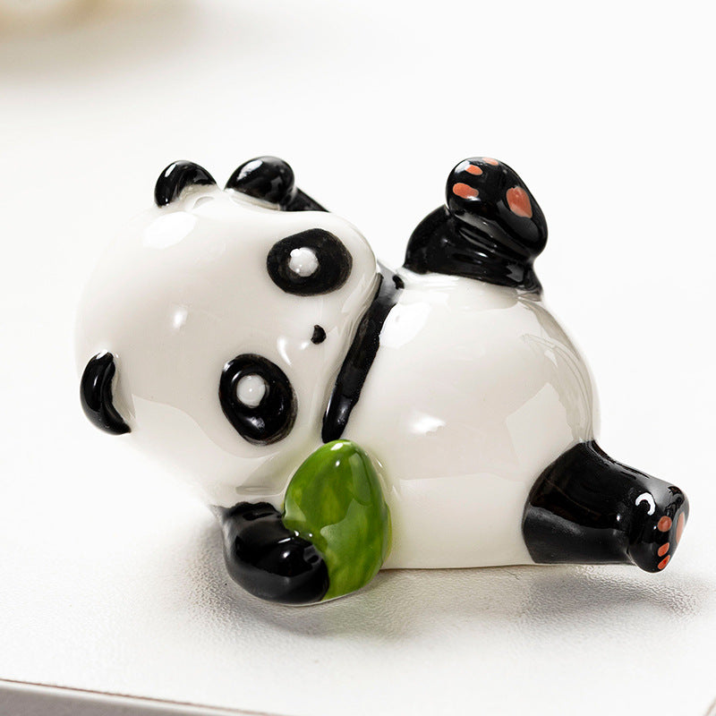 Niedlicher Panda Dekorationsfigur Brehn