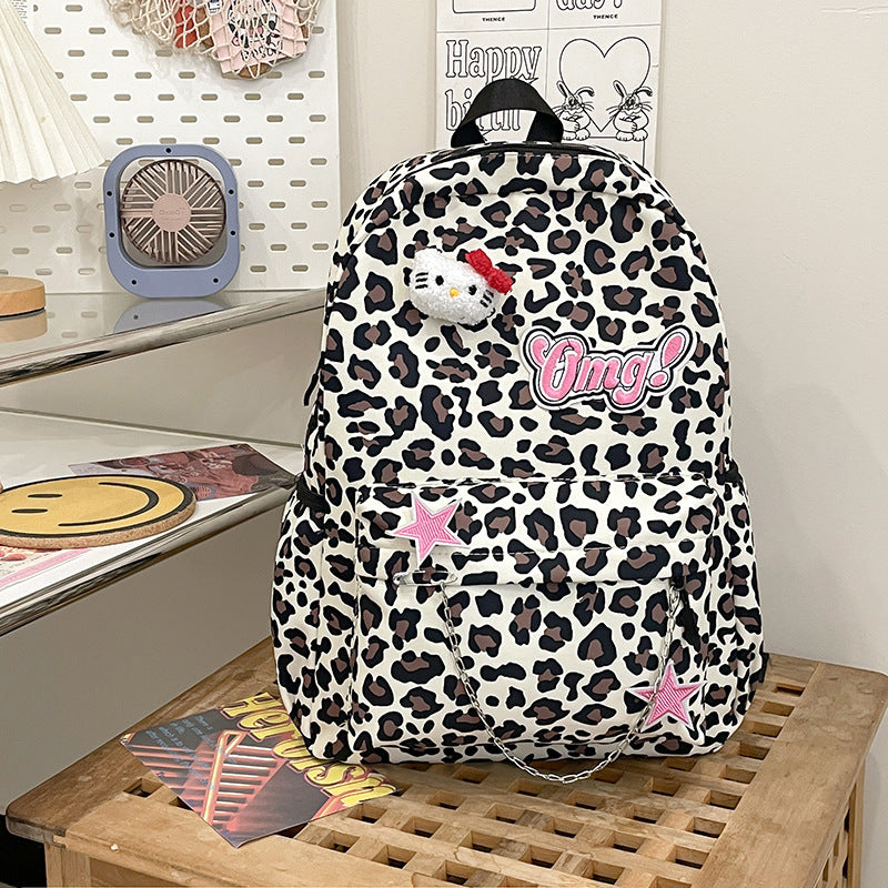 Spaß-Modischer Leopardenmuster-Schulrucksack