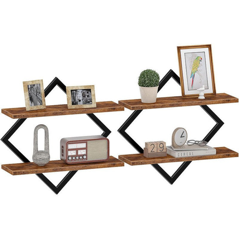 Wandregal mit Modernem Zickzack-Design Brehn