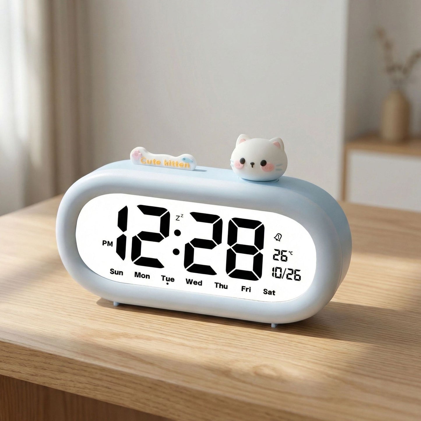 Digitaler Nachttischwecker mit Pandadesign Brehn
