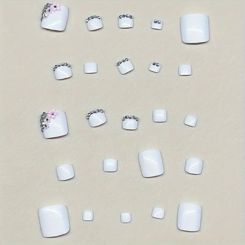 Dekorativer Pediküre Nagelkunst Set Brehn