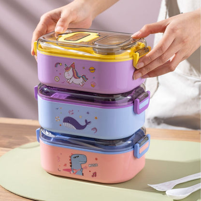 Cartoon-Themen Mehrfach-Fach Lunchbox
