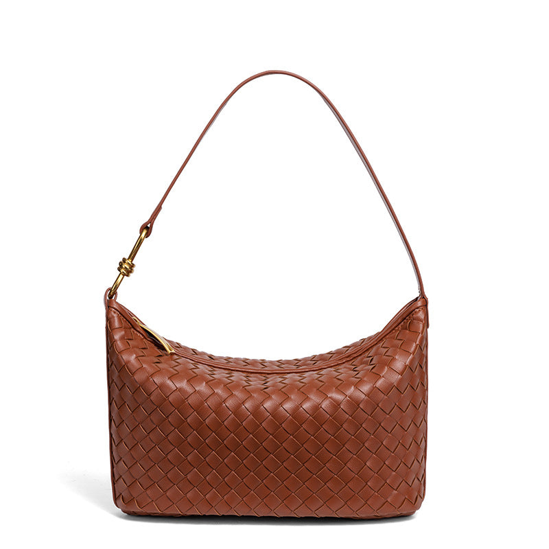 Stylische Geflochtene Leder-Handtasche Brehn