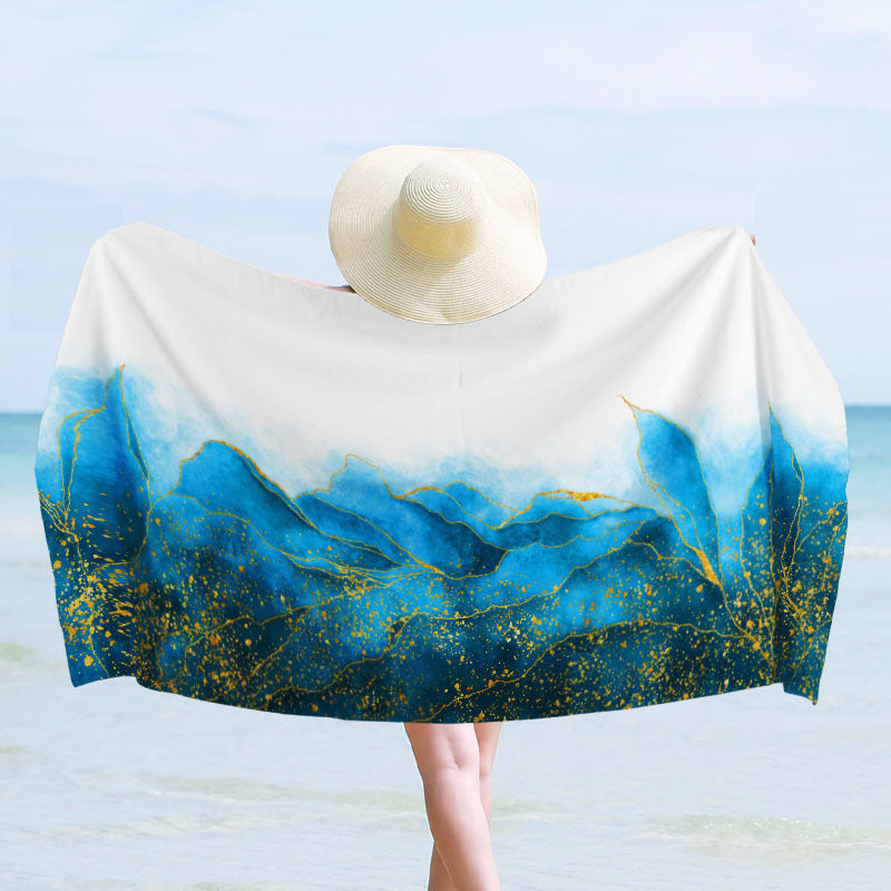 Strandtuch mit maritimem Design Brehn
