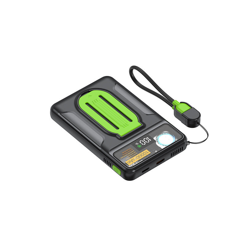 Hochleistungs-Powerbank mit intelligenter LED-Anzeige und multifunktionalem Ladekabel Brehn