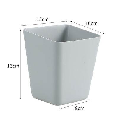 Multifunktionaler schmaler Organizer-Becher aus Kunststoff für Schreibtisch und Bad