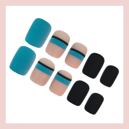 Kunstnagelset mit modernem, geometrischen Design Brehn