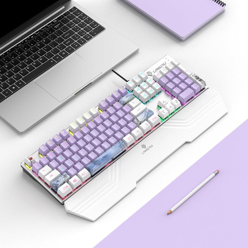Ergonomische RGB Mechanische Gaming-Tastatur Brehn