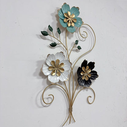 3D Blumen Metall Wandkunst Brehn