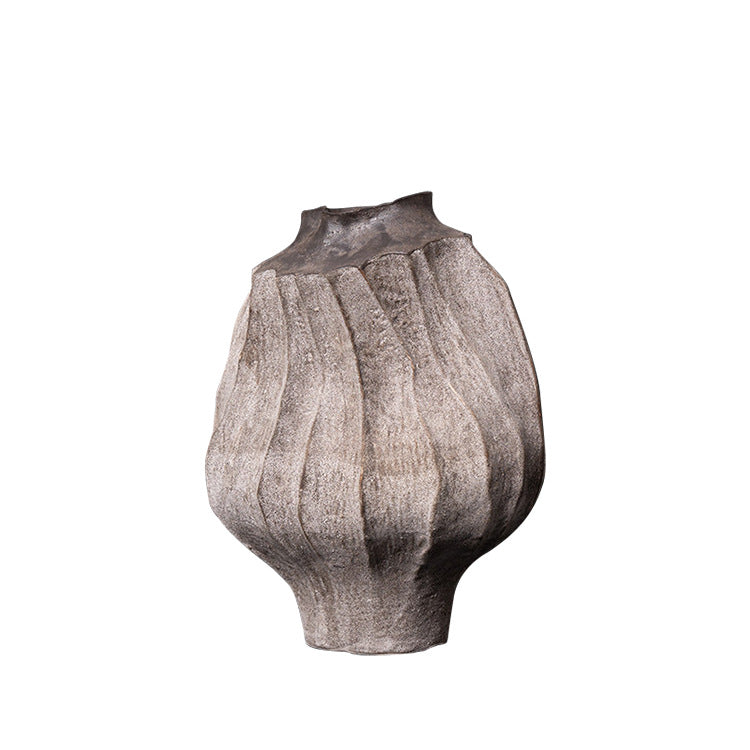 Künstlerische strukturierte Vase