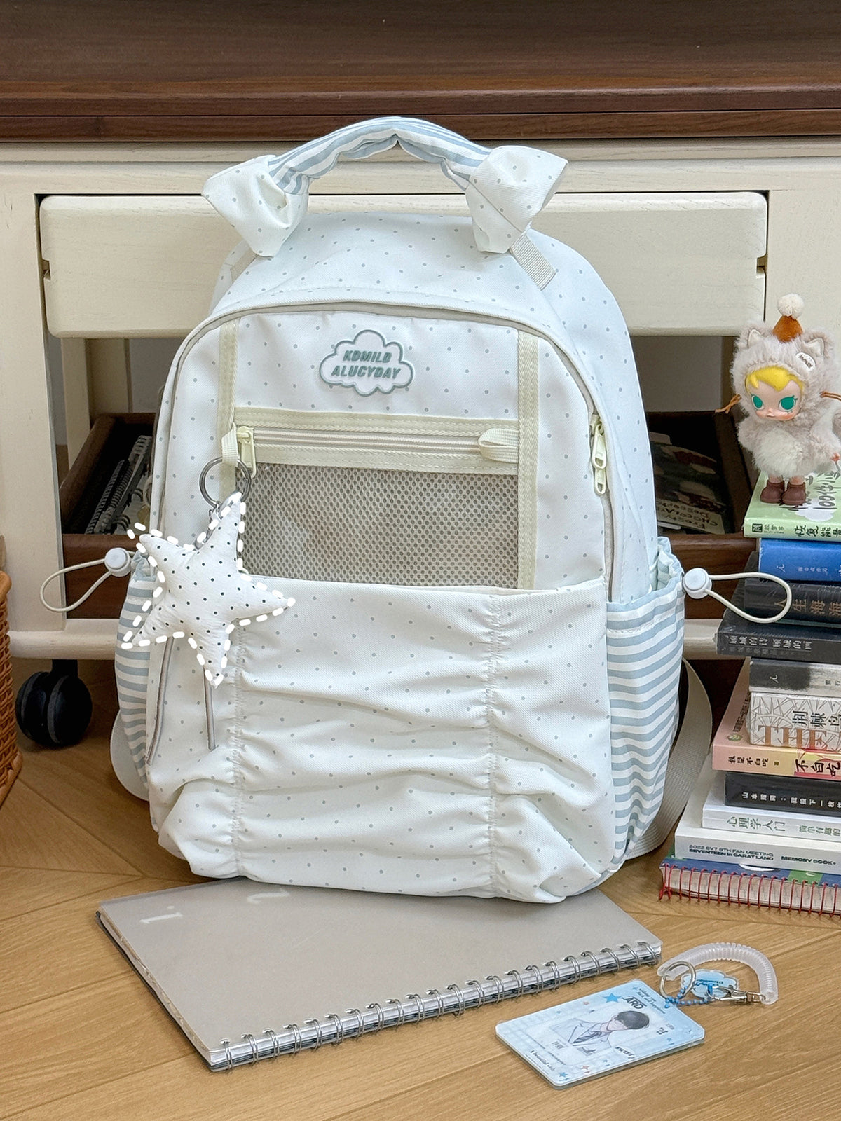 Stylische Strukturierte Rucksack Brehn