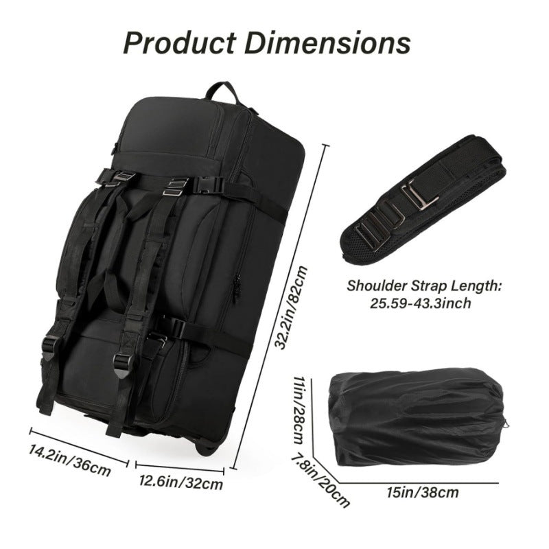 Multifunktionale Reisetasche mit Integriertem Trolley-System Brehn