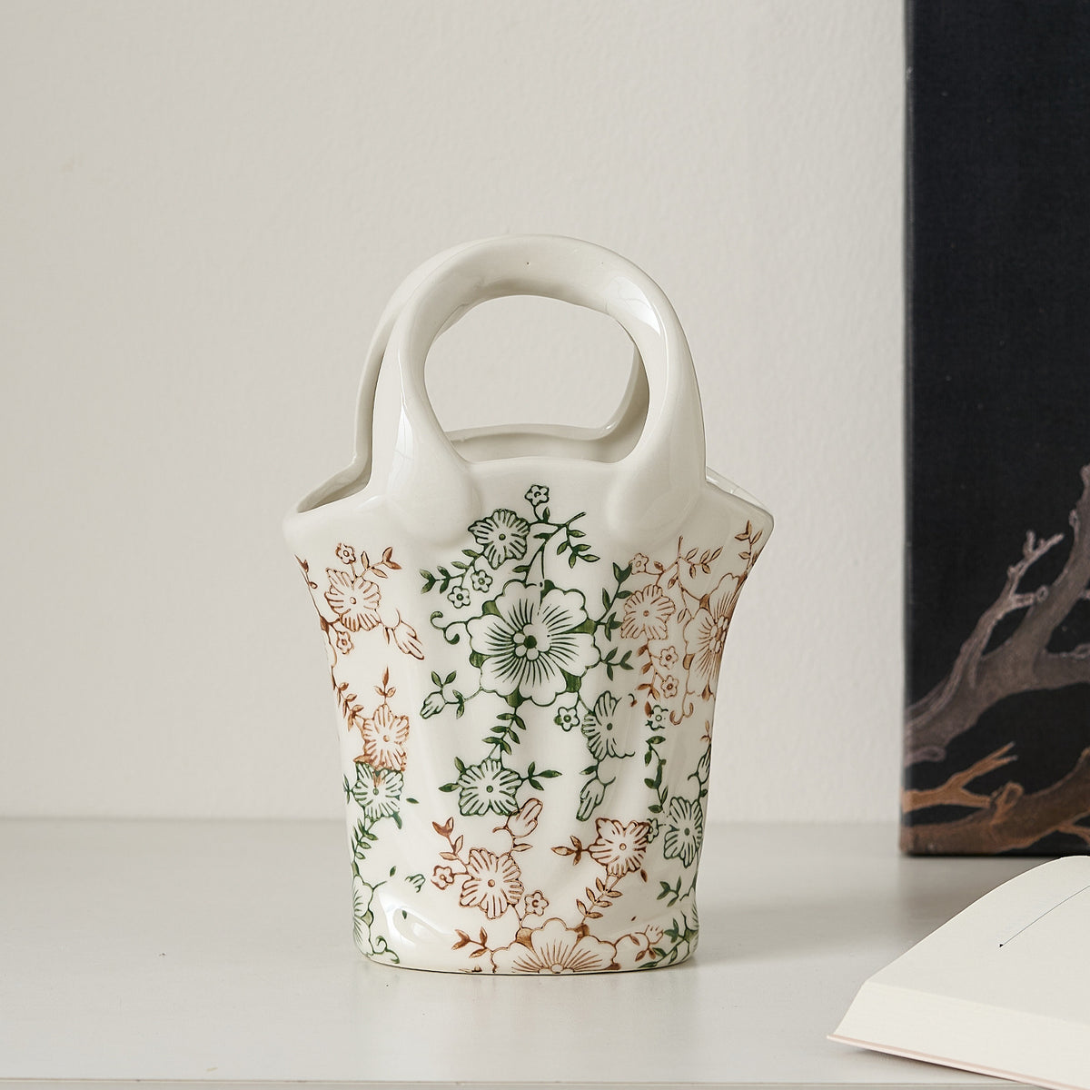 Blumenkorb mit zwei Griffen Brehn