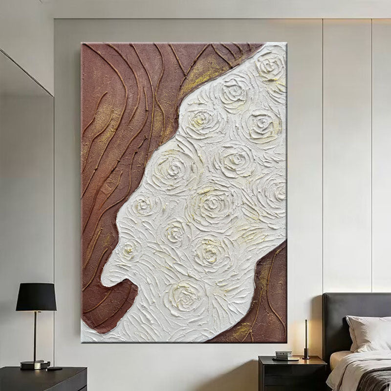 Elegante Texturierte Abstrakte Wandkunst