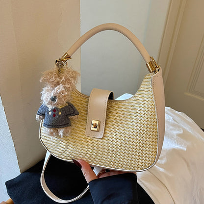 Gewebte Schultertasche