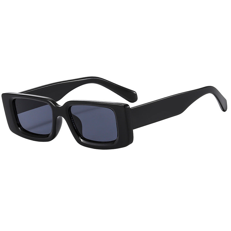Damen modische Sonnenbrille mit trendy transparentem Rahmen und sportlichem Design Brehn