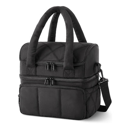 Elegante Kosmetiktasche mit Fächern Brehn