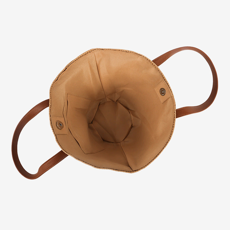 Damen Korbtasche mit geschwungenem Design Brehn
