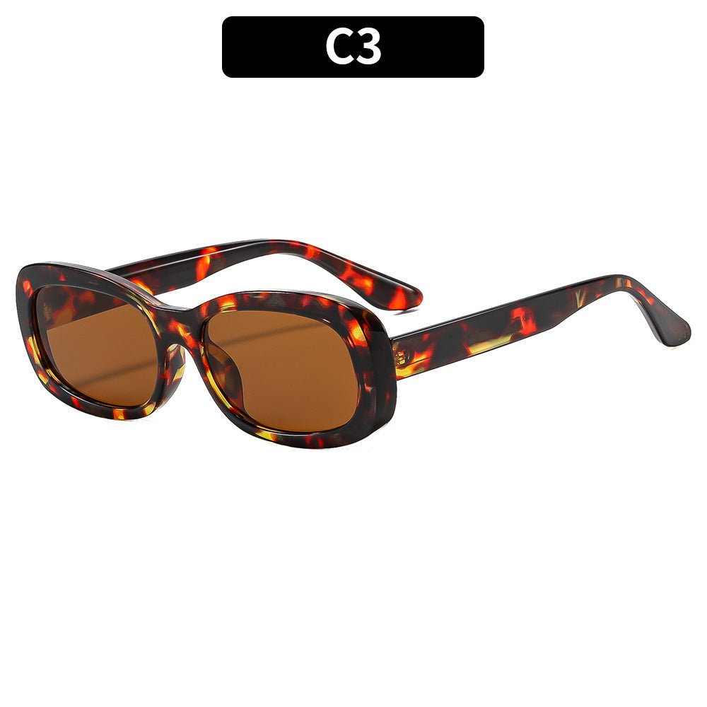 Vintage-inspirierte stilvolle rechteckige Sonnenbrille