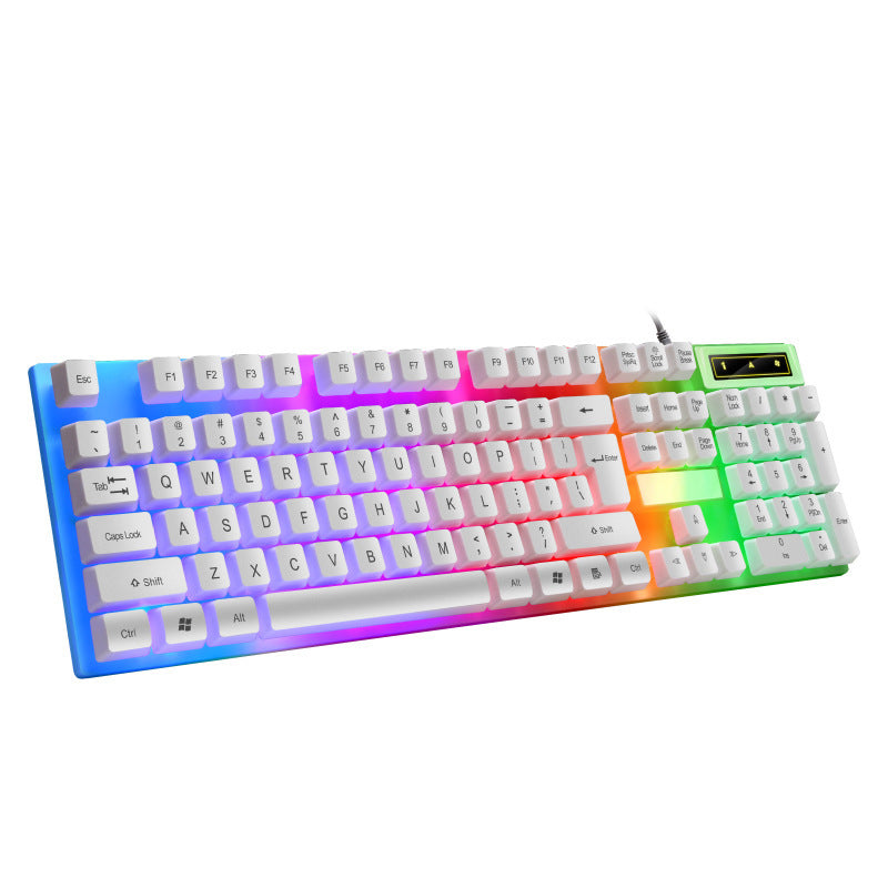 RGB Hintergrundbeleuchtete Mechanische Tastatur mit Multimedia-Steuerung Brehn