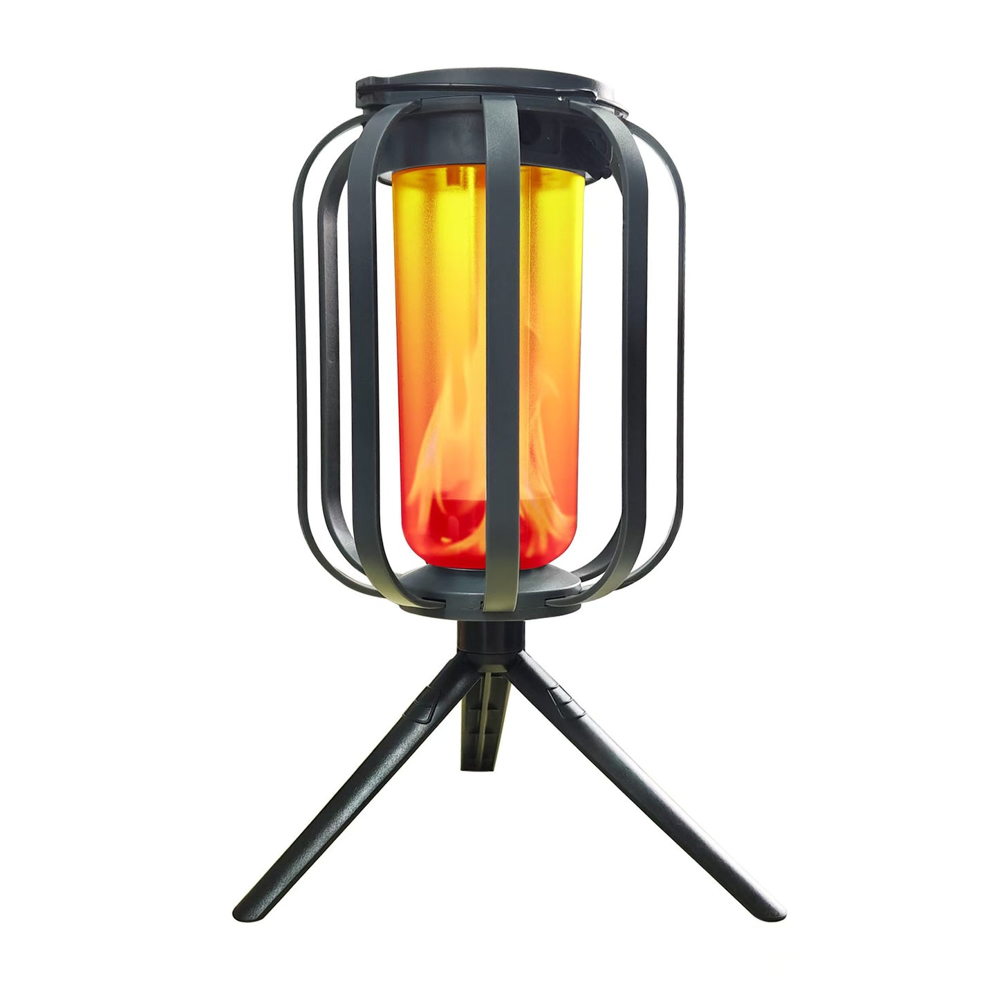 Unisex Solar Laterne mit flackerndem Feuer-Effekt Brehn