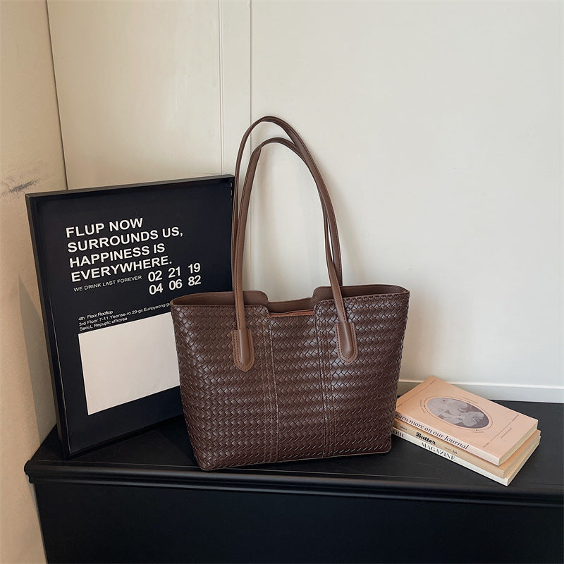 WoWoven Leder Tote Bag Brehn