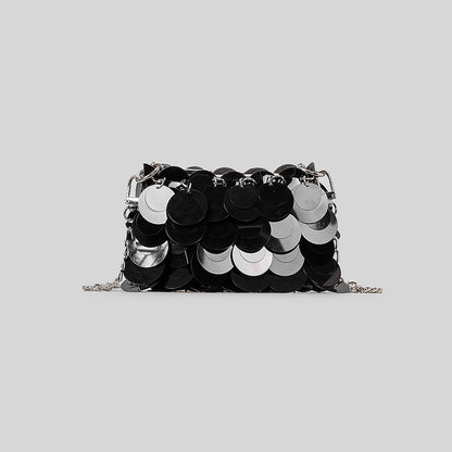 Glamouröse Pailletten Abend Clutch