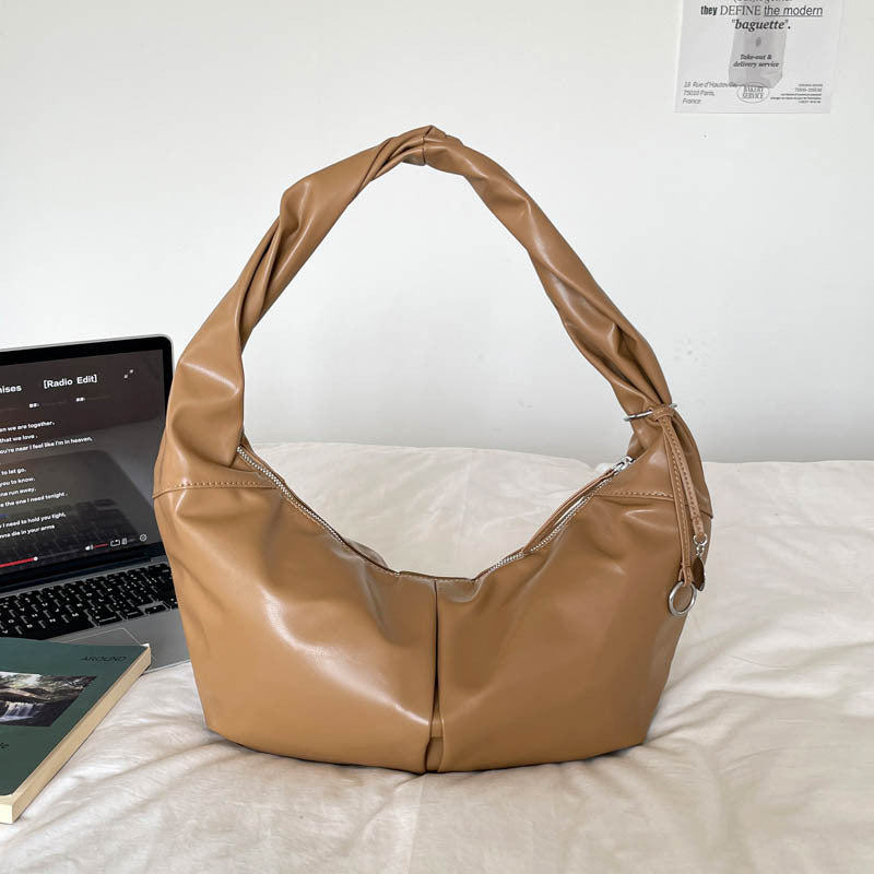 Stylische Knotenhenkel Schlauch Hobo Tasche