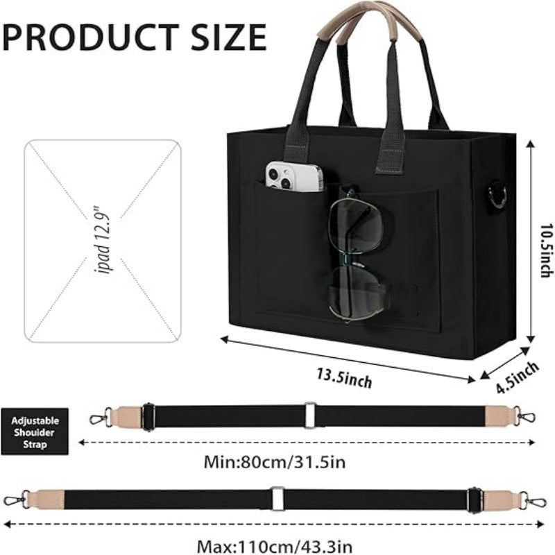 Multifunktionale Laptop-Tasche mit Herausnehmbarem Organizer Brehn
