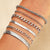 Multi-Style Gold Chain Bracelet Set Brehn