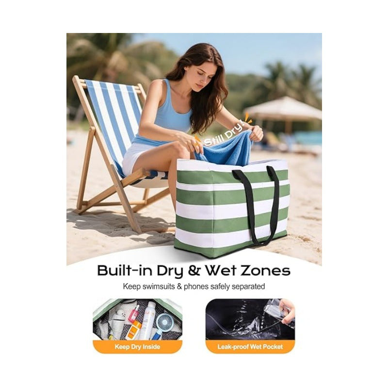 Strandtasche mit Mehreren Fächern Brehn