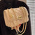 Gepolsterte Kette-Detail Crossbody-Handtasche Brehn