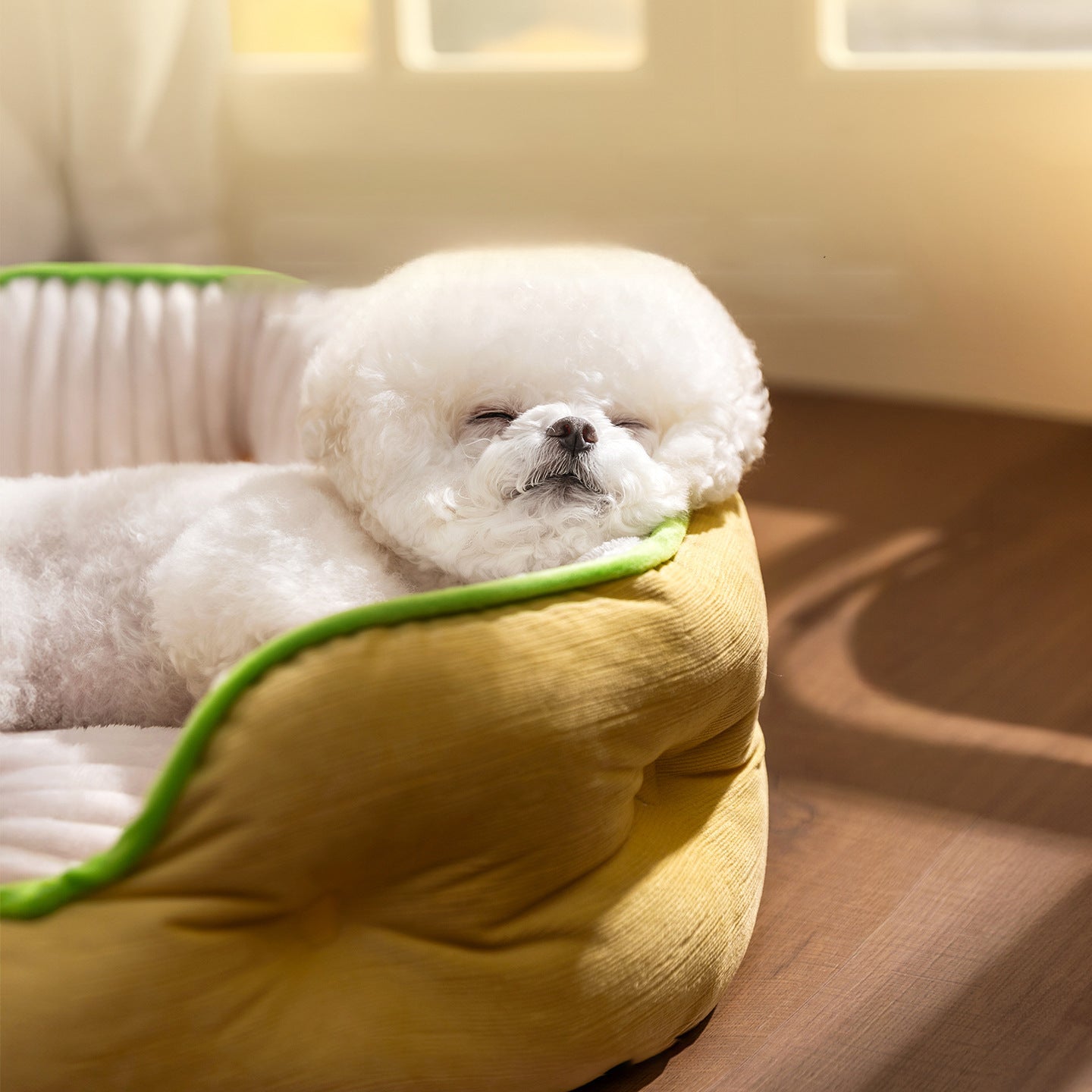 Gemütliches Rundes Gepolstertes Hundebett