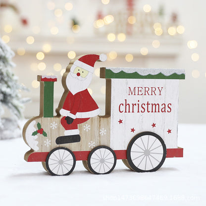 Dekorativer Weihnachtsmann-Zug Anhänger