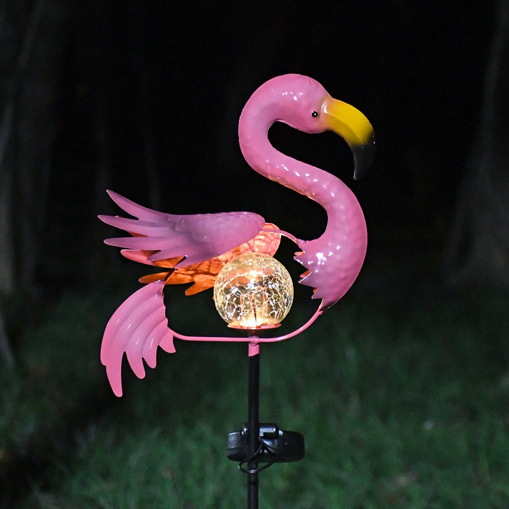 Dekorative Metall-Pfaue-Gartenstecker-Skulptur mit integrierten LED-Feenlichtern und wetterfestem Außenstecker Brehn