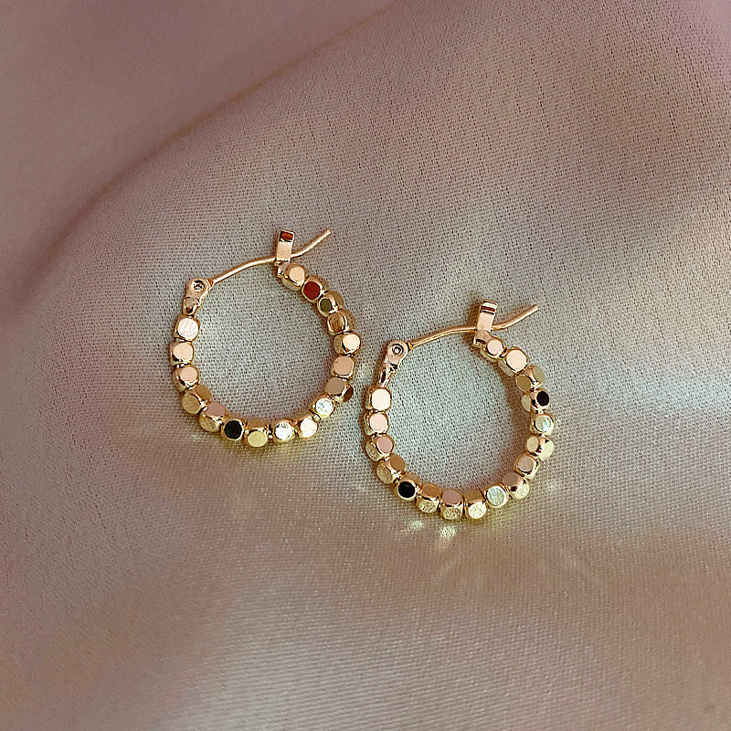 Elegante Creolenohrringe mit Funkelnden Kristallen Brehn