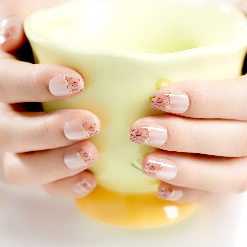 Stylisches Künstlerisches Press-On-Nagelset Brehn
