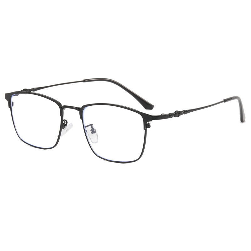 Damen modische quadratische Brille mit elegantem Metallrahmen Brehn
