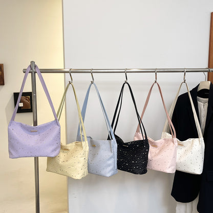 WoStellar Gemusterte Schultertasche Brehn
