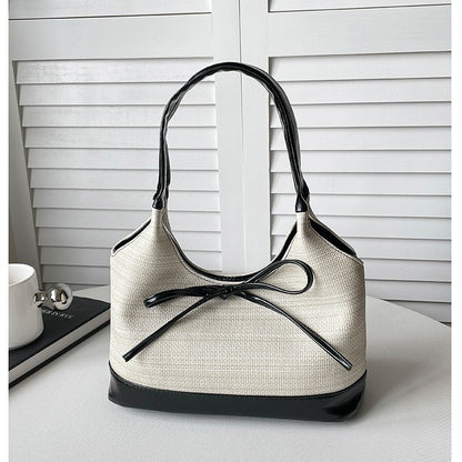 Elegante Bow-Akzent Tragetasche