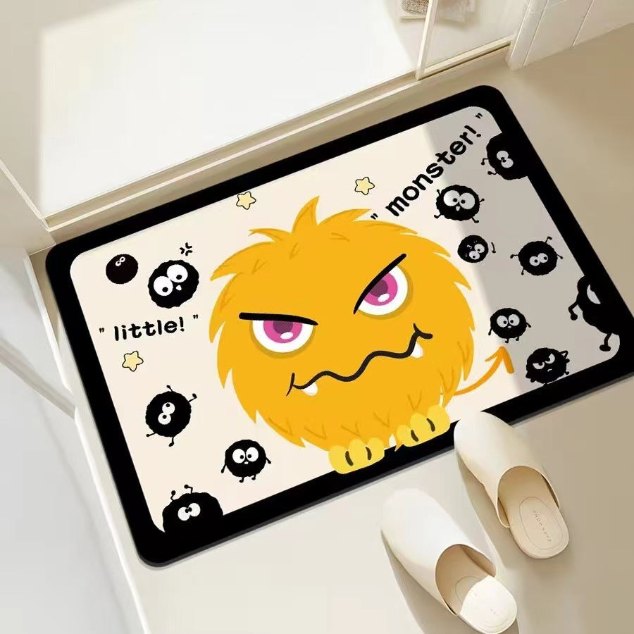 Verspielte Monster-Themen-Badmatte Brehn