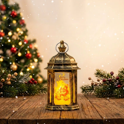 Stimmungsvolle LED Weihnachtslaterne