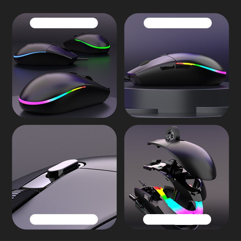 Verdrahtete Hochleistungs-RGB-Gaming-Maus Brehn